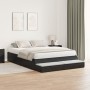 Estructura de Cama de Almacenamiento Negro Roble 140x190 cm | Foro24.es | Tu tienda online para hogar, jardín y más Foro24.es