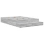 Estructura de Cama con Almacenamiento Gris Sonoma 140x190 cm | Foro24.es | Tu tienda online para hogar, jardín y más Foro24.es