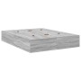 Estructura de Cama con Almacenamiento Gris Sonoma 140x190 cm | Foro24.es | Tu tienda online para hogar, jardín y más Foro24.es