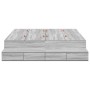 Estructura de Cama con Almacenamiento Gris Sonoma 140x190 cm | Foro24.es | Tu tienda online para hogar, jardín y más Foro24.es