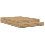 Estructura de cama de almacenamiento Roble Artisan 140x190 cm | Foro24.es | Tu tienda online para hogar, jardín y más Foro24.es