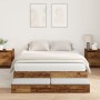 Estructura de Cama de Almacenamiento Madera Vieja 135x190 cm | Foro24.es | Tu tienda online para hogar, jardín y más Foro24.es