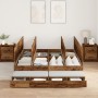 Estructura de Cama de Almacenamiento Madera Vieja 135x190 cm | Foro24.es | Tu tienda online para hogar, jardín y más Foro24.es