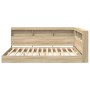 Cama con Estantería Roble Sonoma 140x200 cm Madera Compuesta | Foro24.es | Tu tienda online para hogar, jardín y más Foro24.es