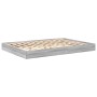 Cama con Estantería Gris Sonoma 150x200 cm Madera Elaborada de , Camas y somieres - Ref: Foro24-3335738, Precio: 233,93 €, De...