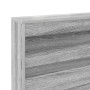 Cama con Estantería Gris Sonoma 150x200 cm Madera Elaborada de , Camas y somieres - Ref: Foro24-3335738, Precio: 233,93 €, De...