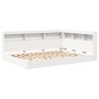 Cama Biblioteca Blanca 160x200 cm Madera Compuesta de , Camas y somieres - Ref: Foro24-3335739, Precio: 256,76 €, Descuento: %