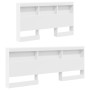 Cama Biblioteca Blanca 160x200 cm Madera Compuesta de , Camas y somieres - Ref: Foro24-3335739, Precio: 256,76 €, Descuento: %