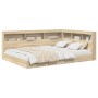 Cama con estantería Roble Sonoma 160x200 cm Madera de calidad | Foro24.es | Tu tienda online para hogar, jardín y más Foro24.es