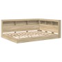 Cama con estantería Roble Sonoma 160x200 cm Madera de calidad | Foro24.es | Tu tienda online para hogar, jardín y más Foro24.es