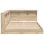 Cama con estantería Roble Sonoma 160x200 cm Madera de calidad | Foro24.es | Tu tienda online para hogar, jardín y más Foro24.es