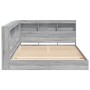 Cama con Biblioteca Gris Sonoma 160x200 cm Madera Elaborada de , Camas y somieres - Ref: Foro24-3335743, Precio: 247,94 €, De...