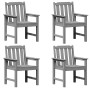 Sillas de Comedor para Jardín  4 pcs Gris Claro 65.5x55.5x88 cm HDPE, Sillas de Comedor para Jardín  2 pcs Gris Claro HDPE | Foro24.es | Tu tienda online para hogar, jardín y más Foro24.es