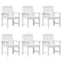 Sillas de Comedor de Jardín  6 pcs Blancas 65.5x55.5x88 cm HDPE, Sillas de Comedor de Jardín  2 pcs Blancas HDPE | Foro24.es | Tu tienda online para hogar, jardín y más Foro24.es