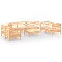 Juego de muebles de jardín 8 piezas madera maciza de pino de vidaXL, Conjuntos de jardín - Ref: Foro24-3082597, Precio: 346,9...