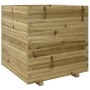Jardinera madera de pino impregnada 70x70x72,5 cm en Macetas y jardineras | Comprar online en Foru.es