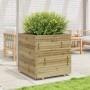 Jardinera madera de pino impregnada 70x70x72,5 cm en Macetas y jardineras | Comprar online en Foru.es