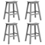 Taburetes de Bar  6 pcs Gris Claro HDPE, Taburetes de Bar  2 pcs Gris Claro HDPE | Foro24.es | Tu tienda online para hogar, jardín y más Foro24.es