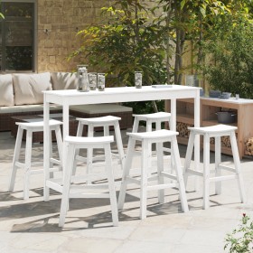 Comprar Taburetes de Bar 9 pcs Blanco HDPE