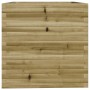 Jardinera madera de pino impregnada 70x70x72,5 cm en Macetas y jardineras | Comprar online en Foru.es