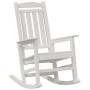 Sillas Mecedoras  2 pcs Blancas 70x92x107.5 cm HDPE, Silla Mecedora  Blanca 70x92x108 cm HDPE | Foro24.es | Tu tienda online para hogar, jardín y más Foro24.es