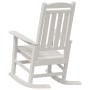 Sillas Mecedoras  2 pcs Blancas 70x92x107.5 cm HDPE, Silla Mecedora  Blanca 70x92x108 cm HDPE | Foro24.es | Tu tienda online para hogar, jardín y más Foro24.es