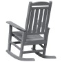 Mecedoras para Jardín 2 pcs Gris Claro 70x92x107.5 cm HDPE, Mecedora para Jardín Gris Claro 70x92x108 cm HDPE de , Sillas de ...