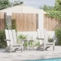 sillas Adirondack plegables  2 pcs Blanco 74.5x80.5x90 cm HDPE, Silla Adirondack plegable  Blanca 74.5x80.5x90 cm HDPE | Foro24.es | Tu tienda online para hogar, jardín y más Foro24.es