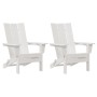 sillas Adirondack plegables  2 pcs Blanco 74.5x80.5x90 cm HDPE, Silla Adirondack plegable  Blanca 74.5x80.5x90 cm HDPE | Foro24.es | Tu tienda online para hogar, jardín y más Foro24.es