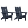 Sillas Adirondack Plegables  2 pcs Azul Marino 74.5x80.5x90 cm HDPE, Silla Adirondack Plegable Azul Marino 74.5x80.5x90 cm HDPE | Foro24.es | Tu tienda online para hogar, jardín y más Foro24.es