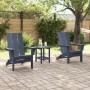 Sillas Adirondack Plegables  2 pcs Azul Marino 74.5x80.5x90 cm HDPE, Silla Adirondack Plegable Azul Marino 74.5x80.5x90 cm HDPE | Foro24.es | Tu tienda online para hogar, jardín y más Foro24.es
