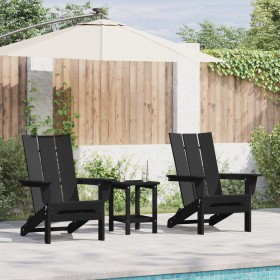 Comprar Sillas Adirondack Plegables 2 pcs Negra