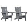 Sillas Adirondack Plegables  2 pcs Gris Claro 74.5x80.5x90 cm HDPE, Silla Adirondack Plegable  Gris Claro 74.5x80.5x90 cm HDPE | Foro24.es | Tu tienda online para hogar, jardín y más Foro24.es