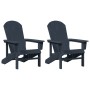 Sillas Adirondack 2 pcs Azul Marino 74x82x90 cm HDPE,  Silla Adirondack Azul Marino 74x82x91 cm HDPE | Foro24.es | Tu tienda online para hogar, jardín y más Foro24.es