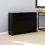 Aparador de madera contrachapada negro 102x33x75 cm de vidaXL, Aparadores - Ref: Foro24-809774, Precio: 86,78 €, Descuento: %