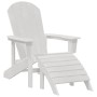 Sillas Adirondack  con Reposapiés 2 pcs Blanco HDPE, Silla Adirondack  con Reposapiés Blanco HDPE | Foro24.es | Tu tienda online para hogar, jardín y más Foro24.es