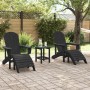Sillas Adirondack  con Reposapiés 2 pcs Negro HDPE, Silla Adirondack  con Reposapiés Negro HDPE | Foro24.es | Tu tienda online para hogar, jardín y más Foro24.es
