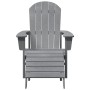Sillas Adirondack de  con Reposapiés 2 pcs Gris Claro HDPE, Silla Adirondack de  con Reposapiés Gris Claro HDPE | Foro24.es | Tu tienda online para hogar, jardín y más Foro24.es