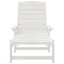 Tumbonas 2 pcs Blancas 162x53x98.5 cm HDPE,  Tumbona Blanca 53x162x98.5 cm HDPE | Foro24.es | Tu tienda online para hogar, jardín y más Foro24.es