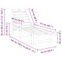 Tumbonas 2 pcs Blancas 162x53x98.5 cm HDPE,  Tumbona Blanca 53x162x98.5 cm HDPE | Foro24.es | Tu tienda online para hogar, jardín y más Foro24.es