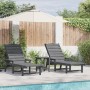 Tumbonas  2 pcs Gris Claro 162x53x98.5 cm HDPE, Tumbona  Gris Claro 53x162x98.5 cm HDPE | Foro24.es | Tu tienda online para hogar, jardín y más Foro24.es