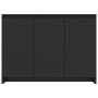 Aparador de madera contrachapada negro 102x33x75 cm de vidaXL, Aparadores - Ref: Foro24-809774, Precio: 95,25 €, Descuento: %