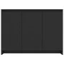 Aparador de madera contrachapada negro 102x33x75 cm de vidaXL, Aparadores - Ref: Foro24-809774, Precio: 86,78 €, Descuento: %