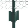 Postes de Valla  11 pcs U-Channel Verde 100 cm Acero, Valla Hexagonal Verde 0.6x10 m Acero | Foro24.es | Tu tienda online para hogar, jardín y más Foro24.es