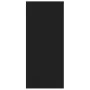 Aparador de madera contrachapada negro 102x33x75 cm de vidaXL, Aparadores - Ref: Foro24-809774, Precio: 86,78 €, Descuento: %