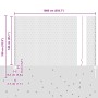 Postes de Cerca  5 pcs U-Channel Verde 140 cm de Acero, Cerca Hexagonal  Verde 1.4x10 m de Acero | Foro24.es | Tu tienda online para hogar, jardín y más Foro24.es