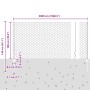 Postes de Cerco 11 pcs U-Channel Verde 100 cm Acero, Cerco Hexagonal Verde 1x50 m Acero de , Postes de cerca - Ref: Foro24-33...