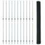 Postes de Cerca 11 pcs U-Channel Verde 160 cm Acero, Cerca Hexagonal Verde 1.6x50 m Acero de , Postes de cerca - Ref: Foro24-...