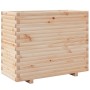 Jardinera madera maciza de pino 90x40x72,5 cm en Macetas y jardineras | Comprar online en Foru.es