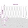 Postes de Cerca  11 pcs U-Channel Verde 60 cm Acero, Cerca Hexagonal  Verde 0.6x100 m Acero | Foro24.es | Tu tienda online para hogar, jardín y más Foro24.es
